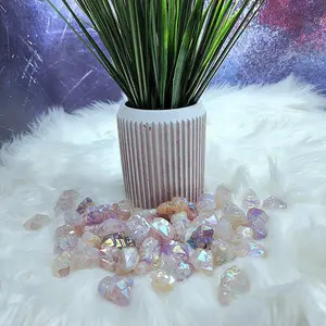 Angel Aura Rose Quartz Clusters
