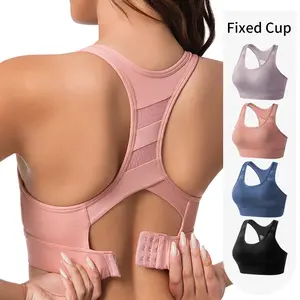 Seamless Wireless Sports Bra for Women, Built-In Padding, High Support Workout Bra, Breathable Yoga & Running Activewear Tank