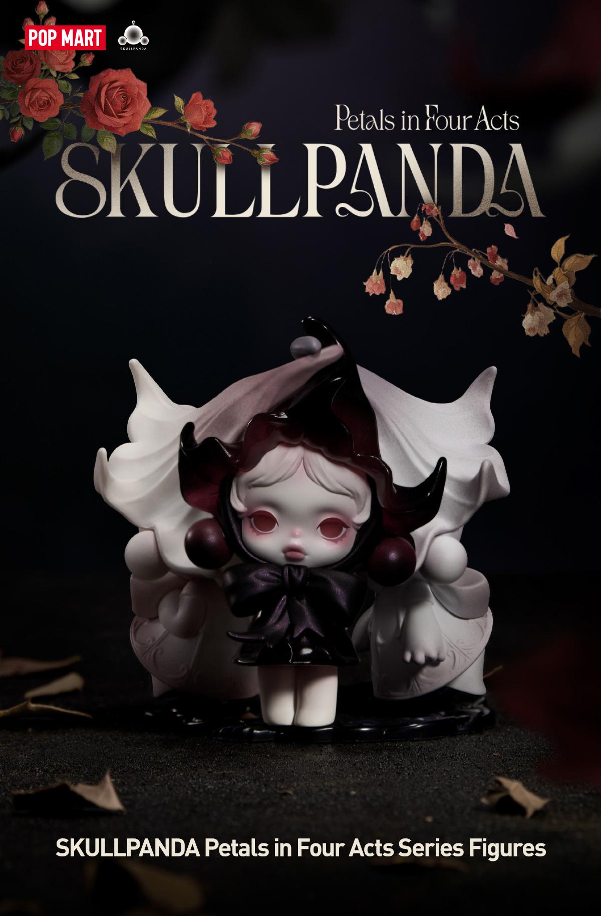 [POP NOW]SKULLPANDA Petals in Four Acts Series Figures Blind Box