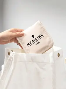 Portable Medicine Bag, Compact Drug Box, Travel-Friendly Medication Organizer, Essential Health Accessory, Multi-Color Options