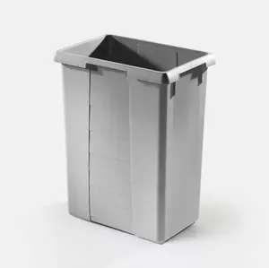 Hailo 42 Liter Replacement Waste Bin - Gray Euro Cargo Trash Insert (German-Made)