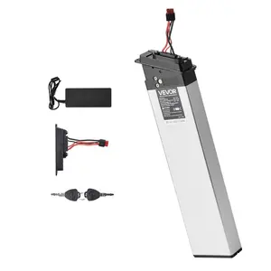 VEVOR Folding Ebike Battery, 48V 10.4Ah Electric Bike Lithium Battery Pack with BMS, 3A Charger, Lock for 1000W E - Bike Motor, Detachable Electric Bicycle Replacement Kit with Handle Discharge SocketVEVOR Super Brand Day