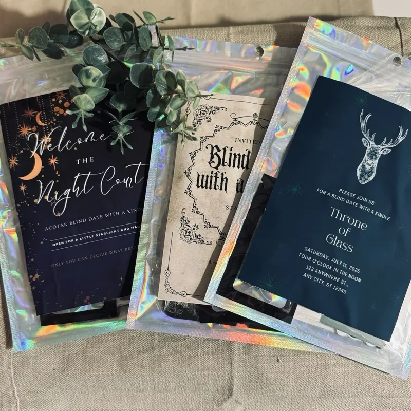 Blind Date with a Kindle Bundle | Reading Gift for E-Readers | Includes Stickers Snacks & More | Perfect for Book Lovers