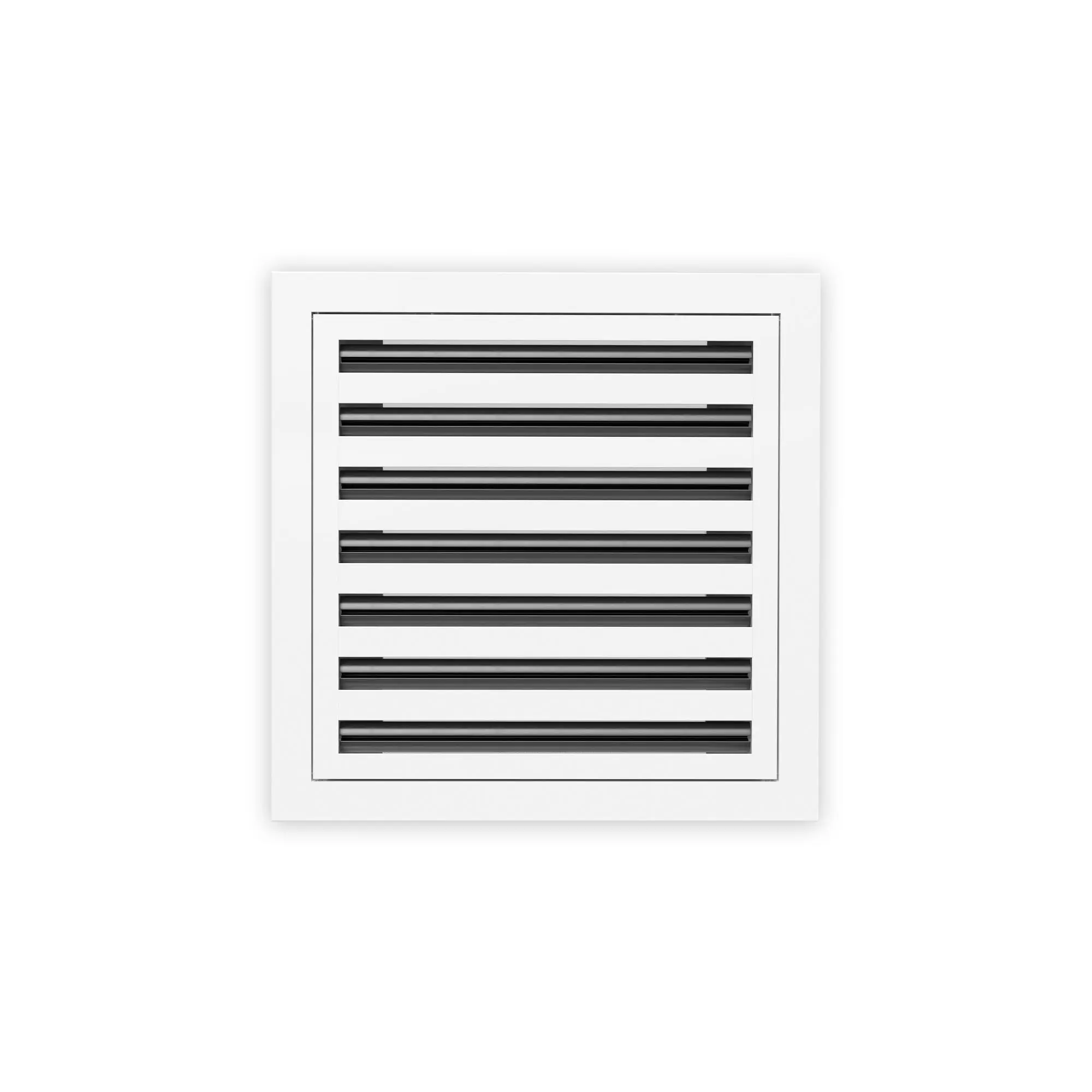 12 Inch - 7 Slot Linear Slot Diffusers - Modern AC Grilles - White