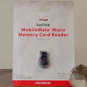 Verizon SanDisk MobileMate Micro Memory Card Reader New In Box