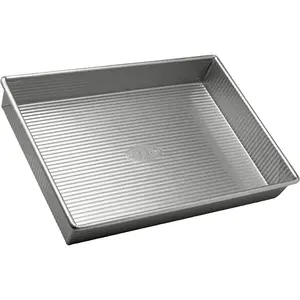 USA Pan Bakeware Rectangular Cake Baking Pan, 9 X 13 Inch, Nonstick & Quick Release Coating, Aluminized Steel