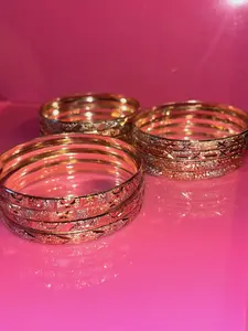 TRICOLOR BANGLE SET