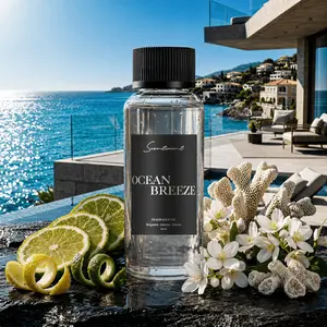 Scentiment Ocean Breeze Fragrance Oil - Musk & Amber Scented with Bergamot, Lemon, Jasmine, and Marine Notes - Aromatic Vacation Experience