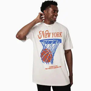 Retro New York Basketball Graphic T-shirt, Vintage Streetwear Shirt