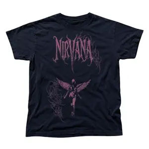 Gildan Men's and Women's T-shirt, Nirvana Angel Shirt, Unisex Goods Graphic Tee, Aesthetic Shirt, Gothic Grunge Y2k Emo Scene Amity Affliction Style Clothes Menswear Womenswear Streetwear