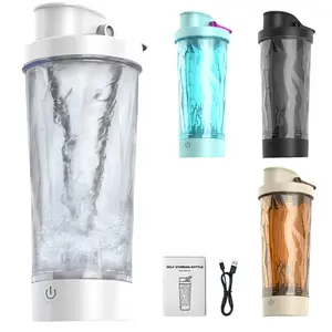 Harkapy 20oz Electric Protein Shaker Bottle, USB Rechargeable Mixer Cup with 7500RPM Motor, Leak Proof BPA Free Sports Shaker, One Touch Mixing for Protein Shakes Pre Workout Gym Drinks