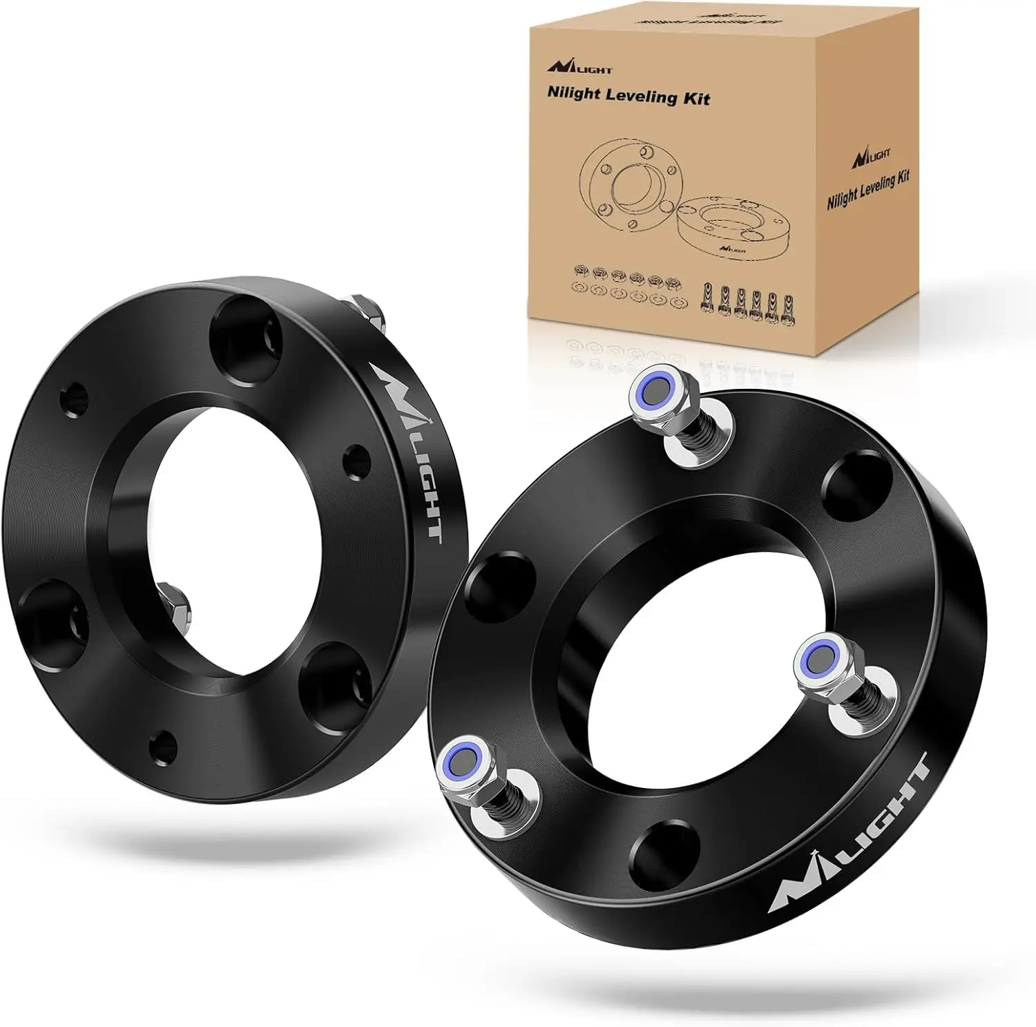 Nilight 1.5 in Front Leveling Lift Kit - Automotive Suspension Parts, Auto Parts Accessories for Ford F150 Truck (2004-2023) Car Exterior Accessory