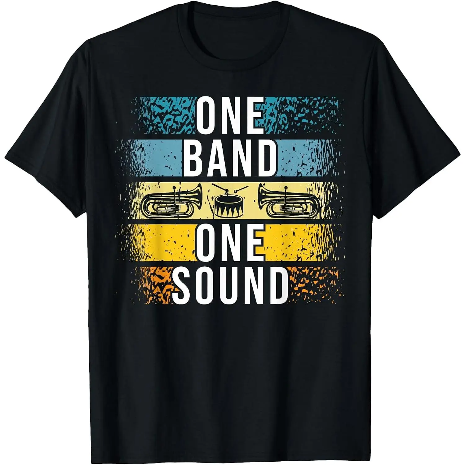 One Band One Sound Marching Band T-Shirt Soft Cotton Comfortable Everyday Wear