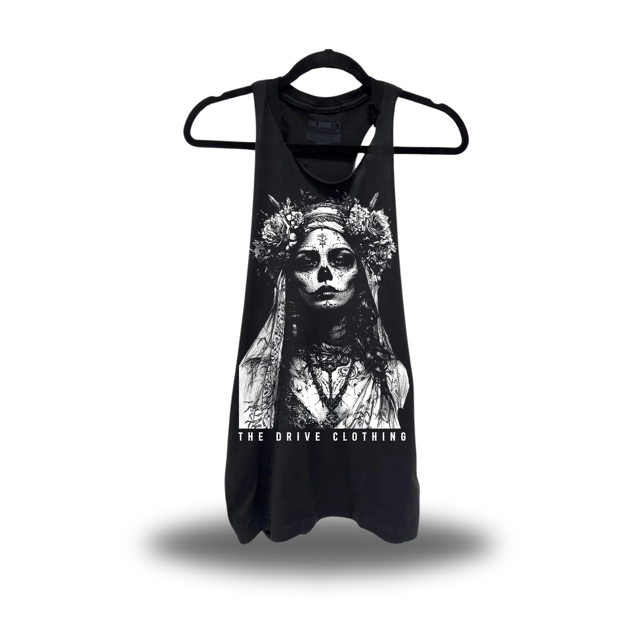 TheDriveClothing DAY OF THE DRIVE ROAD RASH BLACK STRINGER – Unisex Graphic Stringer Tank, 100% Ring-Spun Cotton, Vintage Print Gym & Streetwear