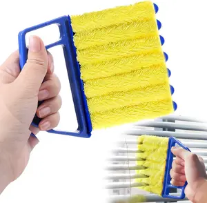 2026 Upgrade 1PCS Blind Cleaner Duster Tool,Window Blinds Cleaner Microfiber Washable,7 Fingers Blind dusters for Cleaning Window,Air Conditioner Vent
