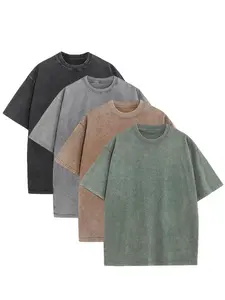 4 Pacs Oversized Tshirts Water-resistant washable cotton sports shirt,loose,fashionable,teacher,viral,faith-based,america,casual Breathable Tops