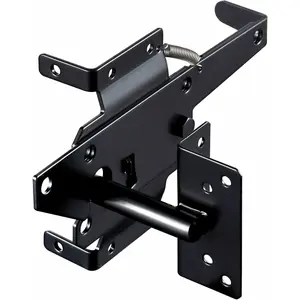Carbon Steel Vinyl Wood Fence Post Mount Gate Latch (2066-cs-p)