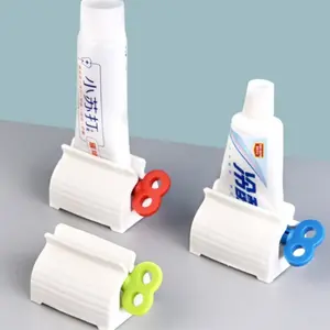 Modern Plastic Toothpaste Dispenser Travel Set, Automatic Toothpaste Squeezer Machine, Bathroom Accessories, Portable Oral Care Kit, Toothpaste Holder