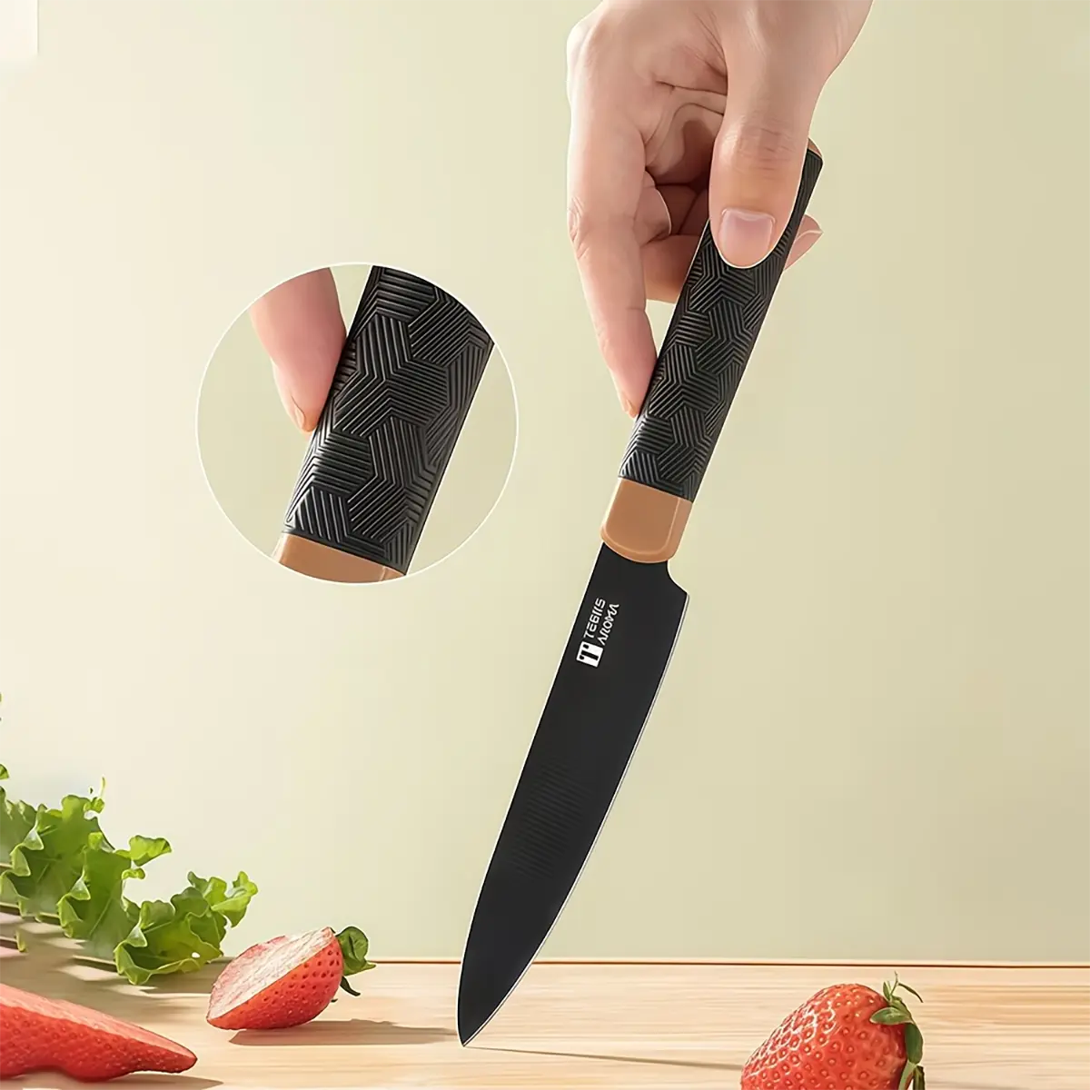 Stainless Steel Fruit Peeling Knife, Ultra Sharp Hand-Forged Blade for Precise Cutting, Ergonomic Non-Slip Handle with Protective Sheath, Durable Kitchen Knife for Fruits & Vegetables, Suitable for Home, Camping, Restaurant,Daily Use,durable daily tool