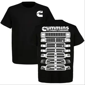 Cummins Evolution Turbo Diesel Truck T-Shirt, Ram Truck Tee, Great for Truck Lovers, Full Size, Full Color Casual Crewneck Classic Cotton