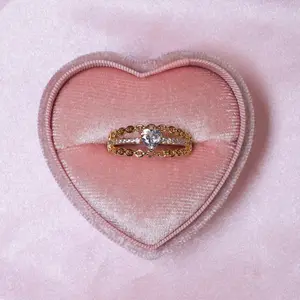 Heart Chain Ring Heart Chain Ring