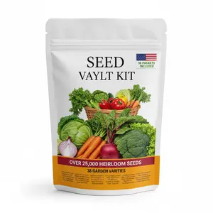 38 Winter Vegetable Garden Seeds Variety Pack -23,450+ Non-GMO Heirloom Seeds for Outdoors & Indoor Home Gardening, Including Kohlrabi, Lettuce, Radish, Onion, Choy, Spinach, Cauliflower, Collards