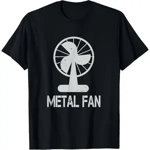 Cotton Streetwear Graphic Tees Casual Round Neck Shortsleeve Fashion Funny Metal Metalhead Rock T-Shirt