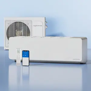 【Two packages】【Enduring Series】Cozeware 12000 BTU 115V/230V Mini Split AC Heating System 20 SEER2 WiFi Alexa Inverter Air Conditioner Cools Up to 750 Sq Ft for Home Office Garage Gym Kitchen