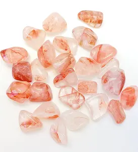 Fire Quartz Tumbled Stone - Polished Fire Quartz Crystal