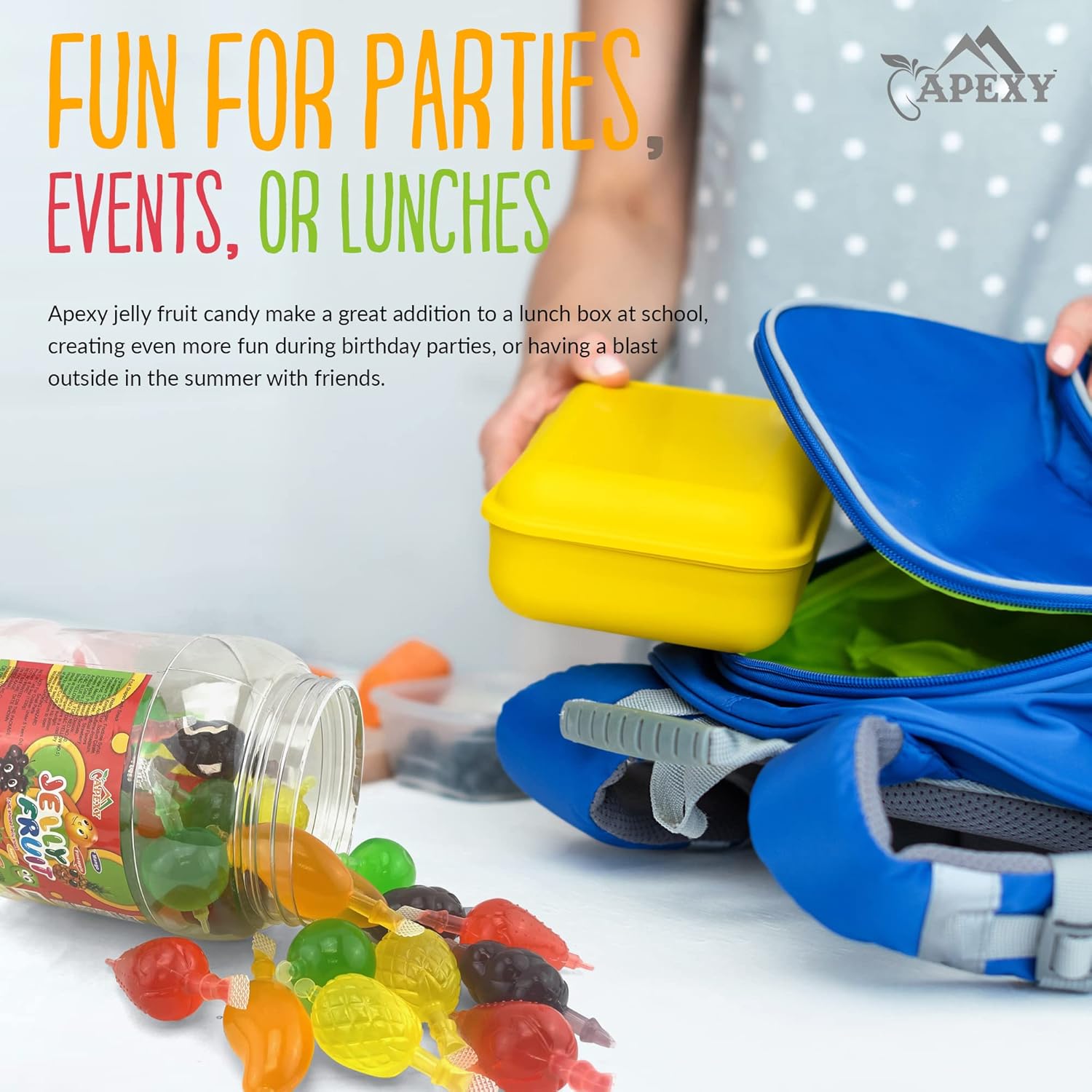 Jelly Fruit, Tiktok Candy Trend Items, Tik Tok Hit or Miss Challenge, Assorted Fruit Shaped Jelly, Strawberry, Mango, Apple, Pineapple, Grape. 9.87oz.