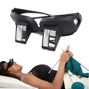 Lazy Glasses Prism Glasses Horizontal Spectacles Lie Down for Reading,Watching TV,Crochet
