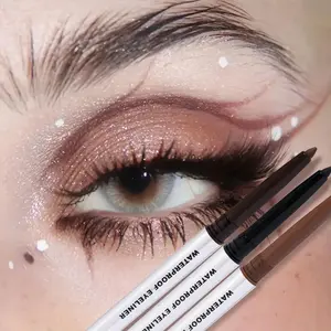 Heci Beauty 3pcs Sharpenable Gel Eyeliner Pencil, Longwear Waterproof, Smudge-Proof, Ultra-Smooth Tip, 24hr Wear, Vegan Cruelty-Free