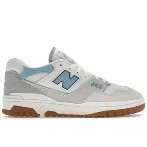 New Balance Men's 550 White University Blue Grey Gum, from StockX