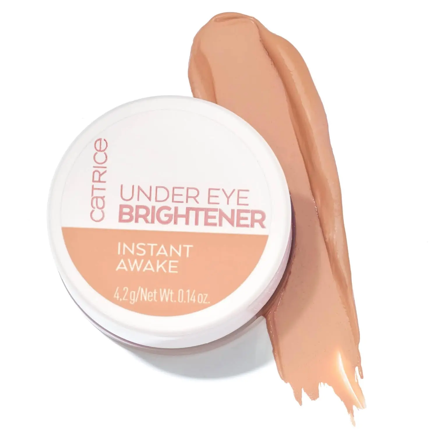 Catrice Under Eye Brightener, Dark Circles Color Corrector (020 Warm Nude) | With Hyaluronic Acid & Shea Butter, Lightweight Buildable Hydrating Concealer, Vegan, Cruelty Free, Fragrance Free, 0.14 oz