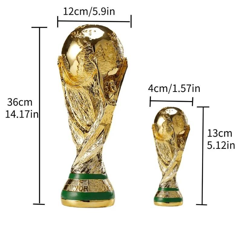 World Cup Inspired Sport Trophy Statue Vintage Decor Perfect Christmas & Occasion Gift