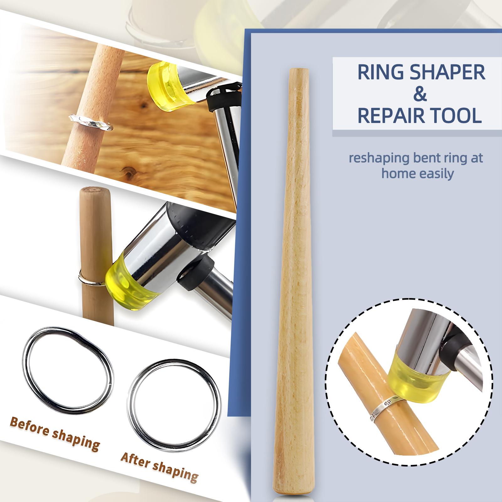 Beginner Jewelry Making Tool Kit – Complete Ring Sizing & Repair Set for Hobbyists, Includes Saw, Hammer & Polishing Tools