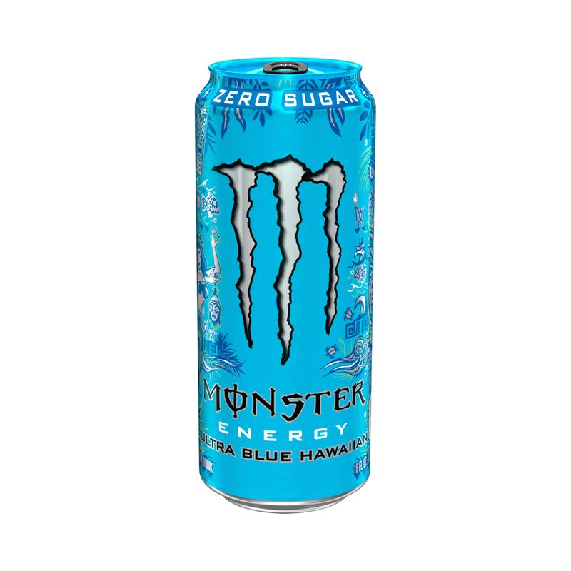 Monster Energy Ultra Blue Hawaiian - 24/16 Oz Case