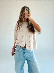 Stevie Polka Dot Cardigan Top