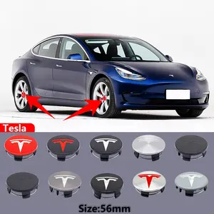 Tesla Car Cube Wheel Center Cap, HUB Cover Compatible with Model 3/y/s/x/t, Decorative Part, Ca Prop 65 Compliant, No Prop 65 Warning