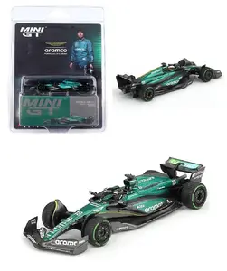MINI GT 1:64 ASTON MARTIN AMR24 2024 F1 CANADIAN GP #18 LANCE STROLL DIE-CAST MODEL MGT01114-3D