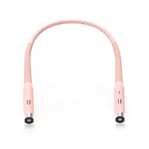 Rechargeable Neck Book Light, 800mah Battery Operated, Flexible Gooseneck Design, Ideal for Reading, Running, Camping