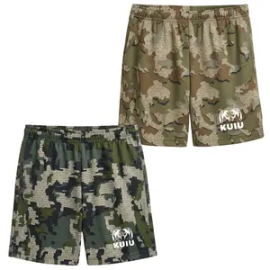 Kuiu Tiburon Short, Camo Performance Hunting Shorts Men, Lightweight Quick Dry Outdoor Gear, Tactical Hunting Apparel, Breathable Moisture Wicking Fishing Hiking Shorts, Backcountry Camping Clothing, Durable Stretch Field Shorts