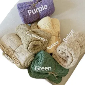 Brown Breathable Blankets & Throws - Set of 5 Cozy Blankets in Various Colors