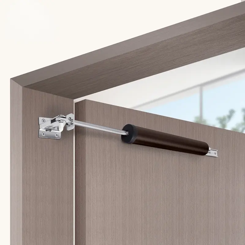 90° Automatic Door Closer Soft Close with Positioning Stop Buffer Adjustment - Perfect for Furniture Hardware