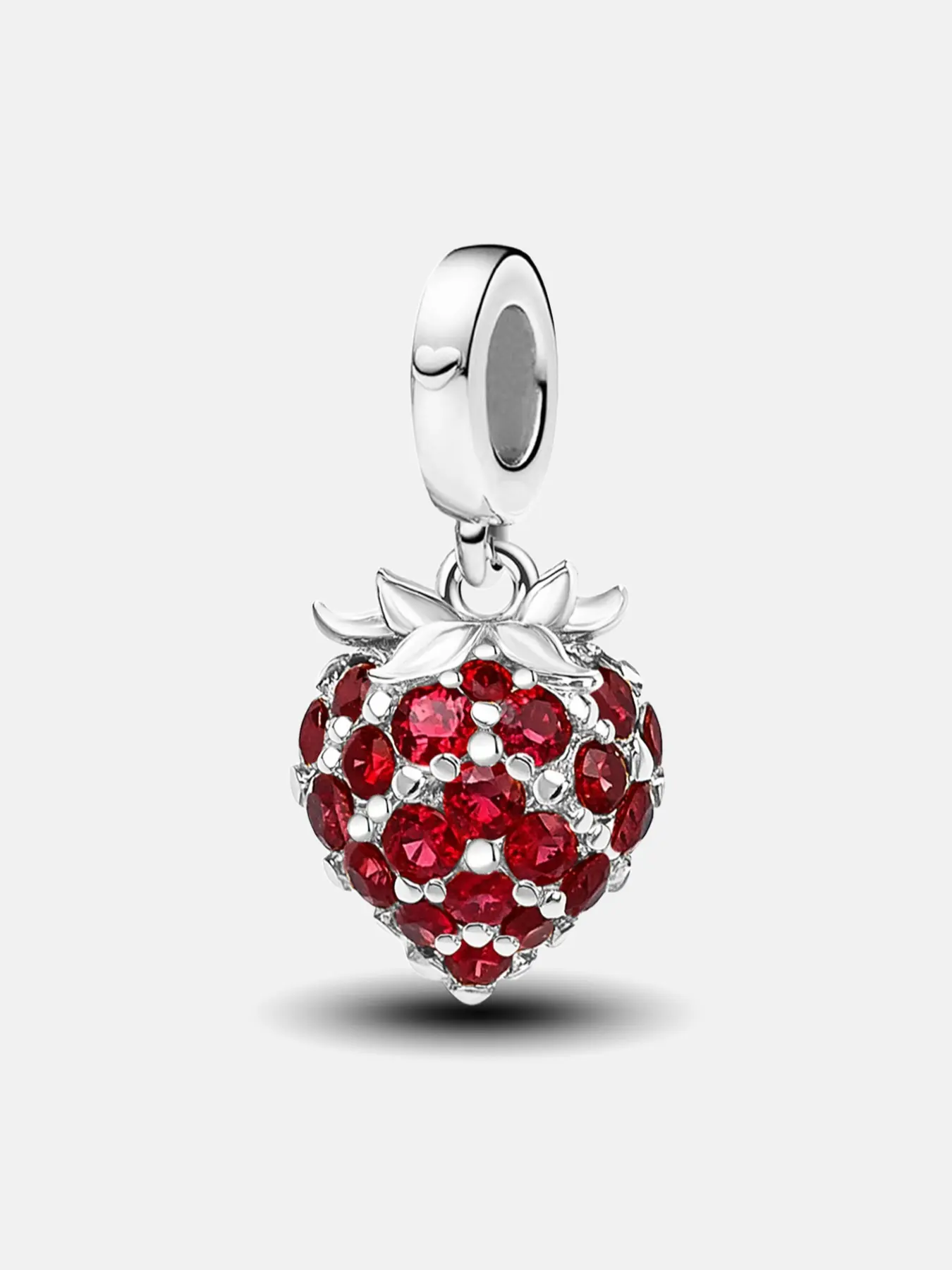 1Pc New Design Strawberry Beaded Charm DIY Jewelry Making Kit for Bracelet Creative Craft Material Holiday Gift Pendant Women Birthday Gift Daily Wear Accessories, Exquisite Trendy Stylish Playful Charm Pendant Beads Charms Accessories
