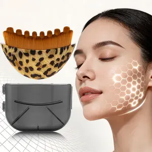 2PCS Lymphatic Contour Face Brush for Jawline & Chin Sculpting, Dry Brushing Massager for Lymphatic Drainage & Facial Fatigue Relief, Ergonomically Designed to Fit The Skin Precisely, Gift for Women