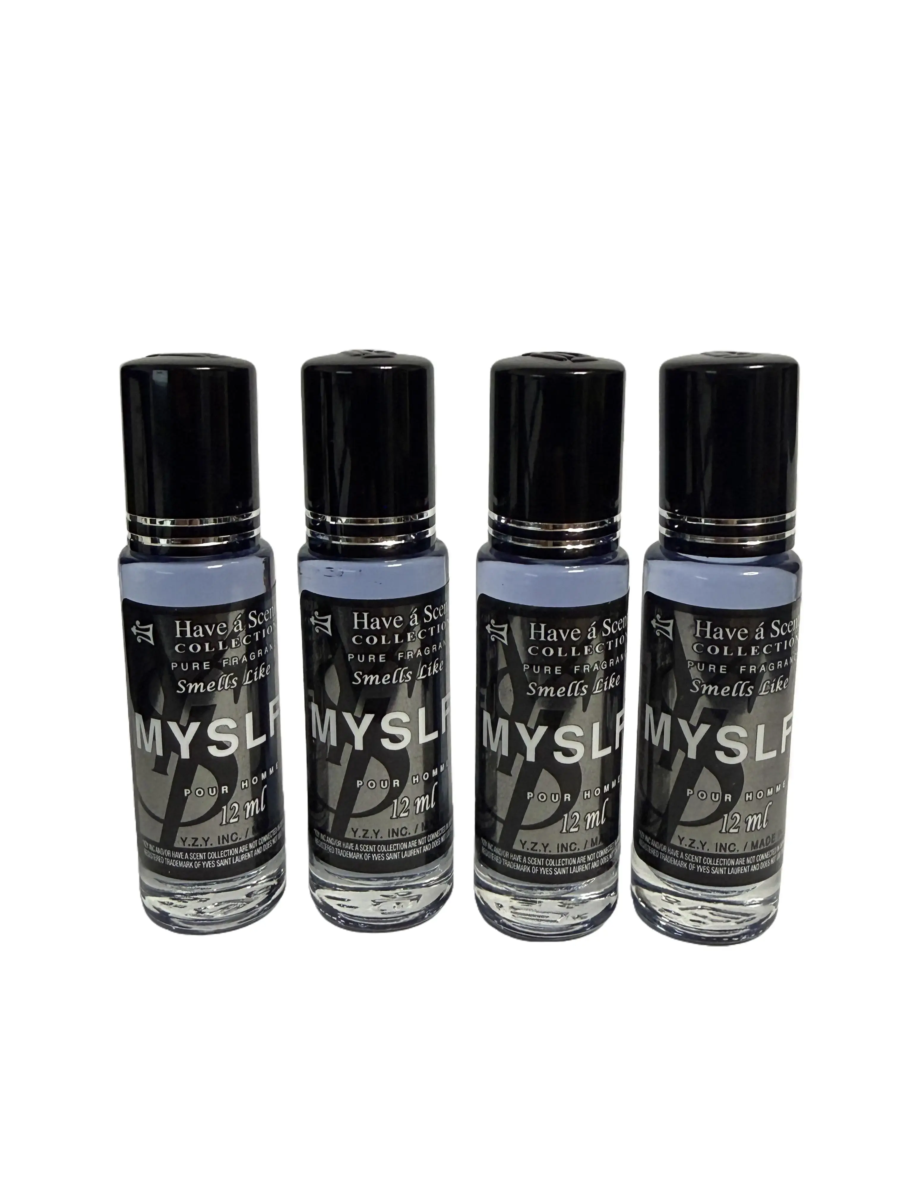 MYSLF Roll On Oil Parfume Set OF 4 Bottles Luxuries Fragrance