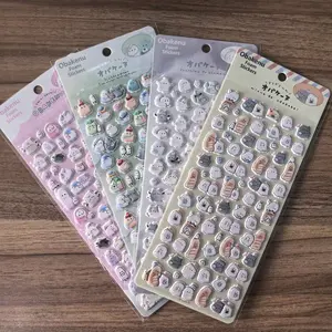 4 Pcs 3D Authentic Cute Little Ghost Stickers - Kids' Reward Decals for Educational Crafts, Phone Embellishment & Backpack Decor, Sticker Packs