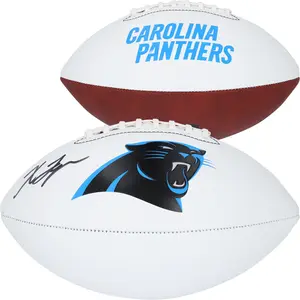 Xavier Legette Carolina Panthers Autographed Franklin White Panel Football - Fanatics Authentic Certified