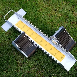 Starting Blocks Sprinter Pedals 6 Angle Adjustable Sprinters Track and Field Aluminum Suitable for Plastic Runway Cinder Track 25in